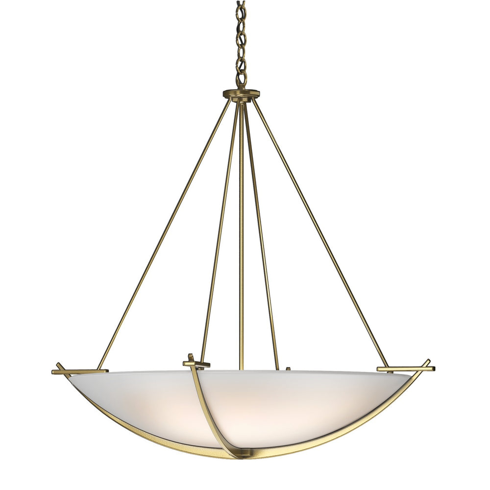 Hubbardton Forge - Three Light Pendant - Compass - Modern Brass- Union Lighting Luminaires Decor
