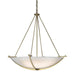 Hubbardton Forge - Three Light Pendant - Compass - Modern Brass- Union Lighting Luminaires Decor