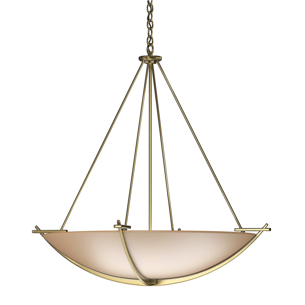 Hubbardton Forge - Three Light Pendant - Compass - Modern Brass- Union Lighting Luminaires Decor