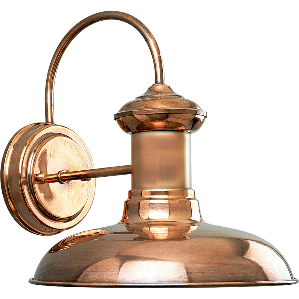Progress Canada - One Light Wall Lantern - Brookside - Cognac- Union Lighting Luminaires Decor
