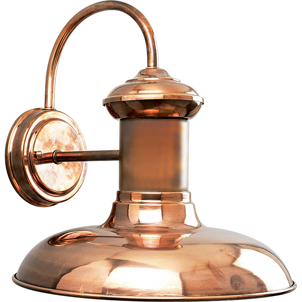 Progress Canada - One Light Wall Lantern - Brookside - Cognac- Union Lighting Luminaires Decor