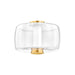 Hudson Valley Canada - LED Flush Mount - Beau - Aged Brass- Union Lighting Luminaires Decor