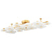 Hudson Valley Canada - LED Semi Flush Mount - Holmdel - Aged Brass- Union Lighting Luminaires Decor