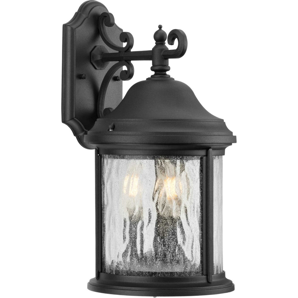 Progress Canada - Three Light Large Wall Lantern - Ashmore - Textured Black- Union Lighting Luminaires Decor