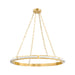 Hudson Valley Canada - LED Chandelier - Wingate - Aged Brass- Union Lighting Luminaires Decor