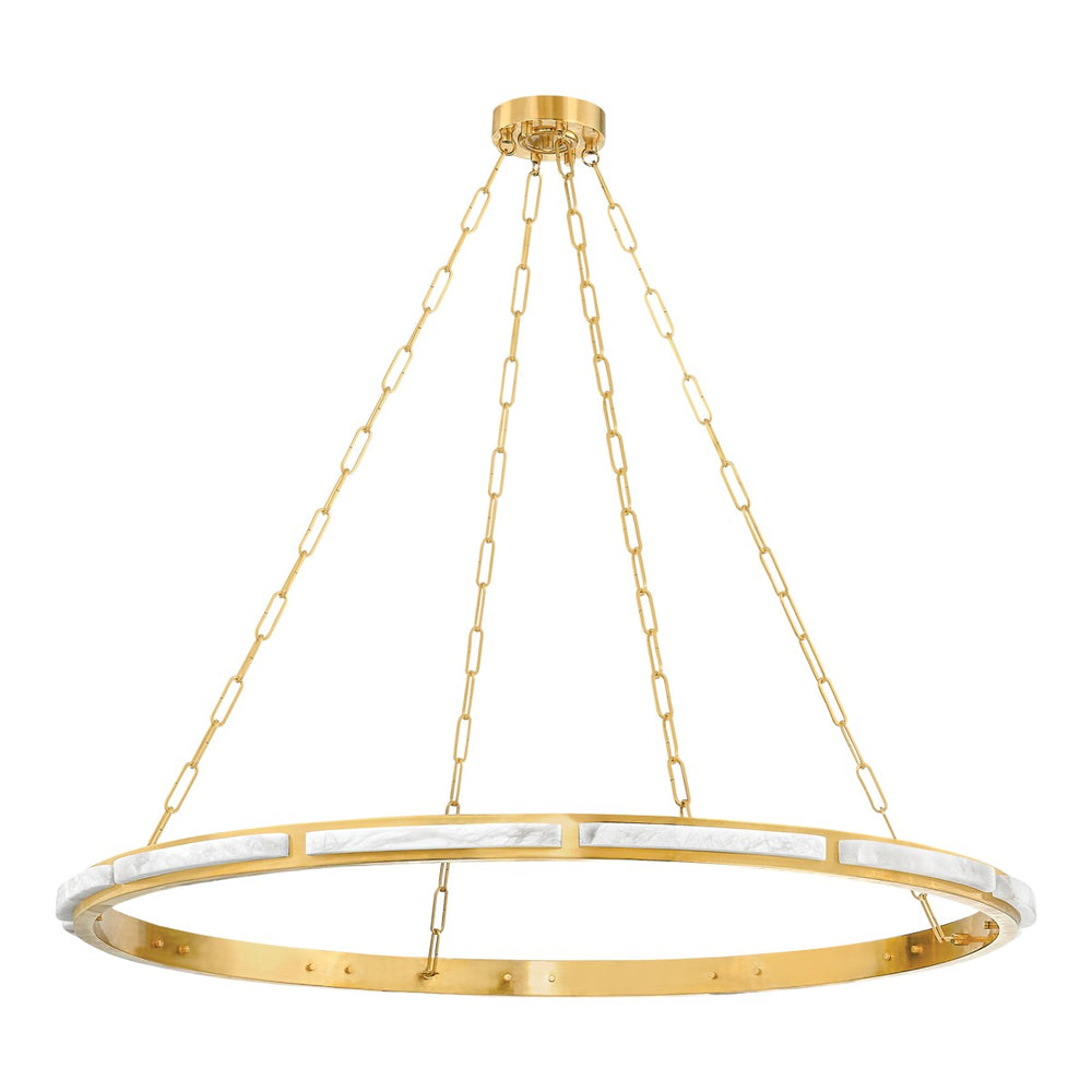 Hudson Valley Canada - LED Chandelier - Wingate - Aged Brass- Union Lighting Luminaires Decor
