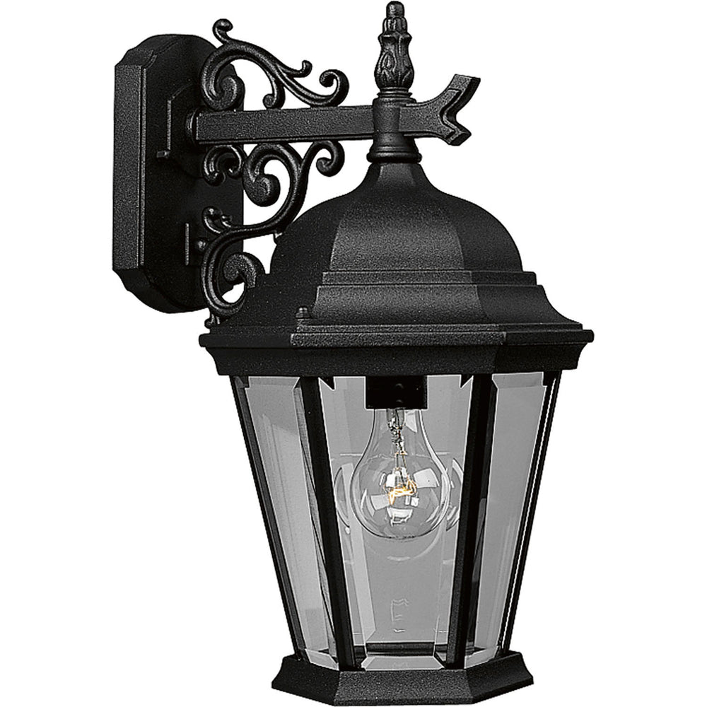 Progress Canada - One Light Wall Lantern - Welbourne - Textured Black- Union Lighting Luminaires Decor