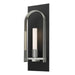 Hubbardton Forge - One Light Wall Sconce - Triomphe - Black- Union Lighting Luminaires Decor