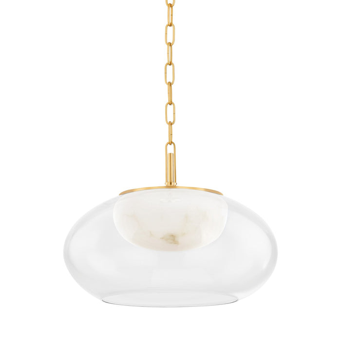 Hudson Valley Canada - LED Pendant - Moore - Aged Brass- Union Lighting Luminaires Decor