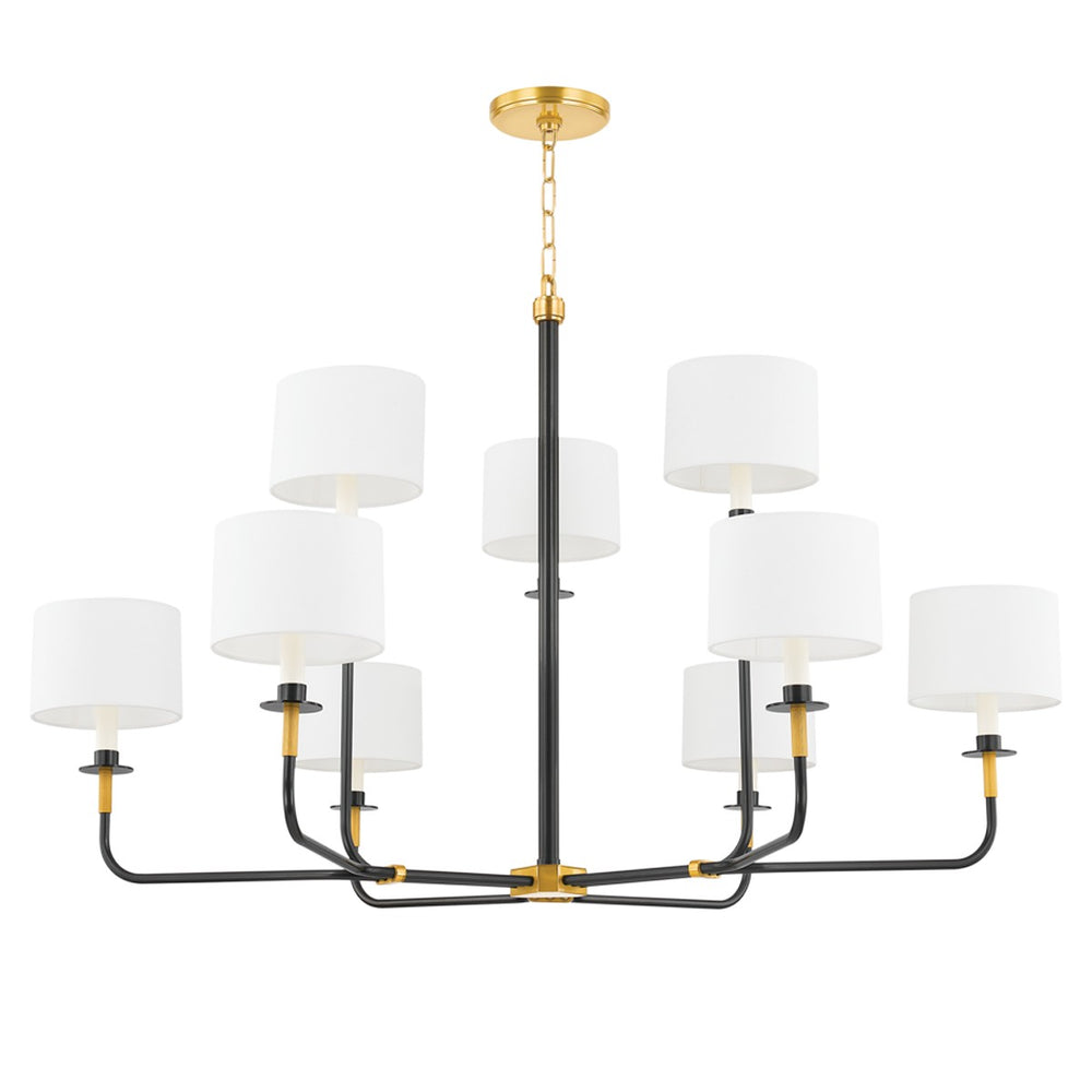 Hudson Valley Canada - Eight Light Chandelier - Paramus - Aged Old Bronze- Union Lighting Luminaires Decor