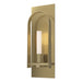 Hubbardton Forge - One Light Wall Sconce - Triomphe - Modern Brass- Union Lighting Luminaires Decor