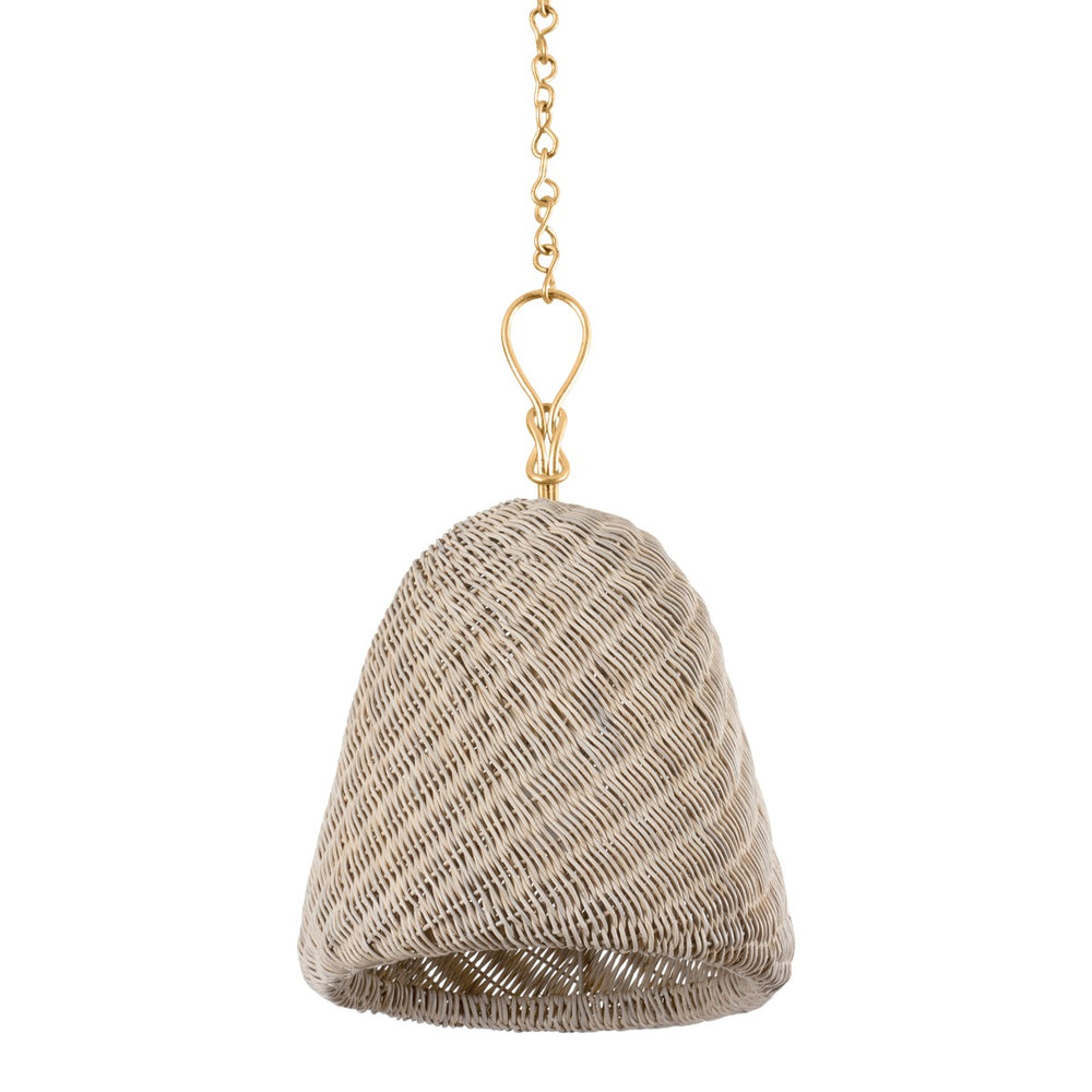 Hudson Valley Canada - One Light Pendant - Reina - Gold Leaf- Union Lighting Luminaires Decor