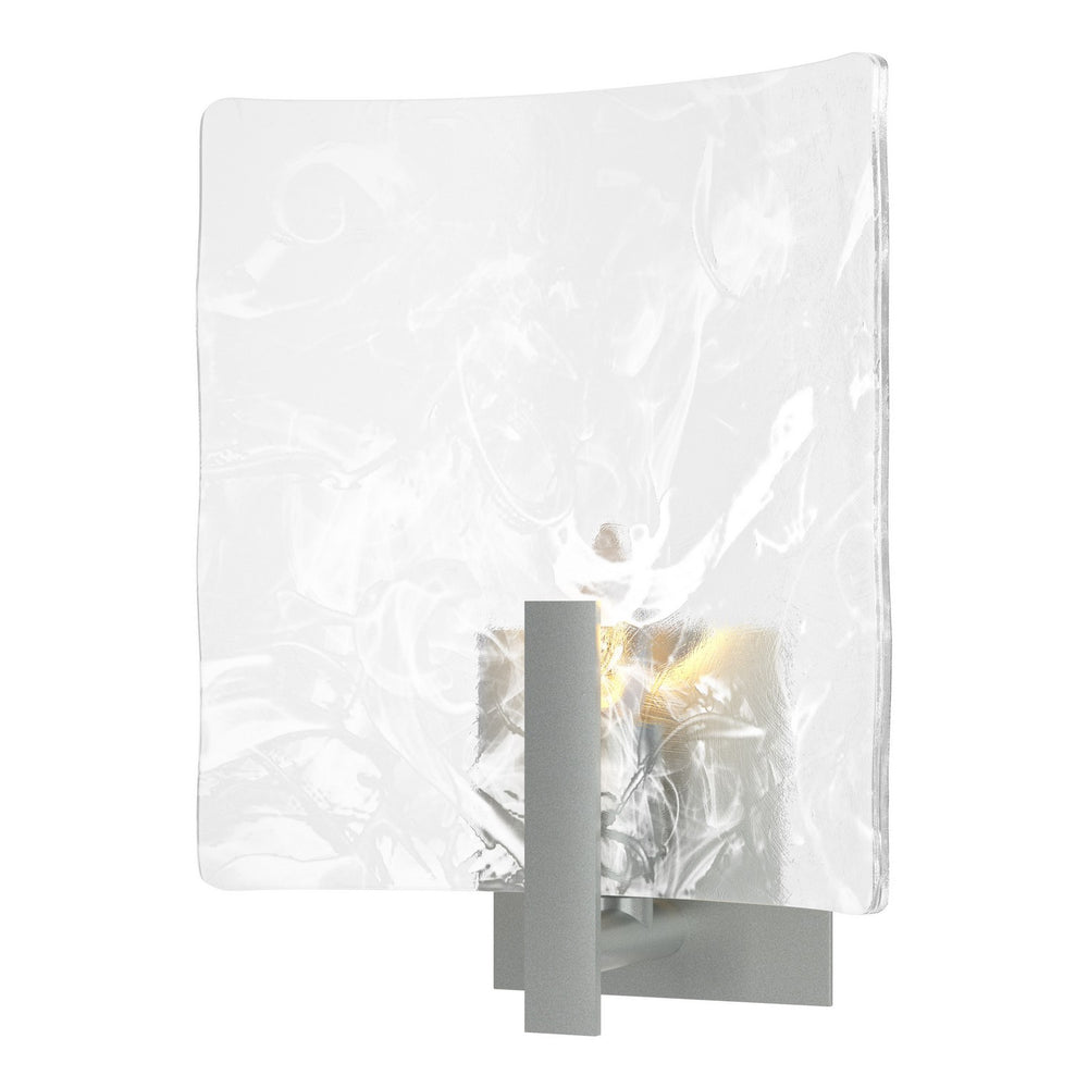 Hubbardton Forge - One Light Bath Sconce - Arc - Vintage Platinum- Union Lighting Luminaires Decor