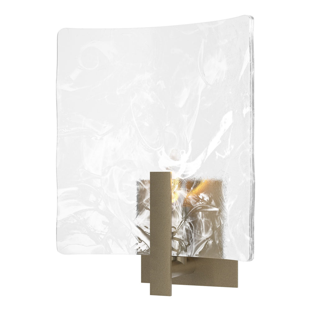 Hubbardton Forge - One Light Bath Sconce - Arc - Soft Gold- Union Lighting Luminaires Decor