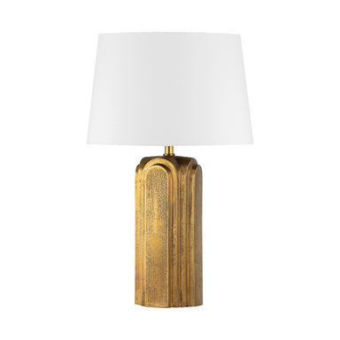 Hudson Valley Canada - One Light Table Lamp - Bergman - Aged Brass- Union Lighting Luminaires Decor