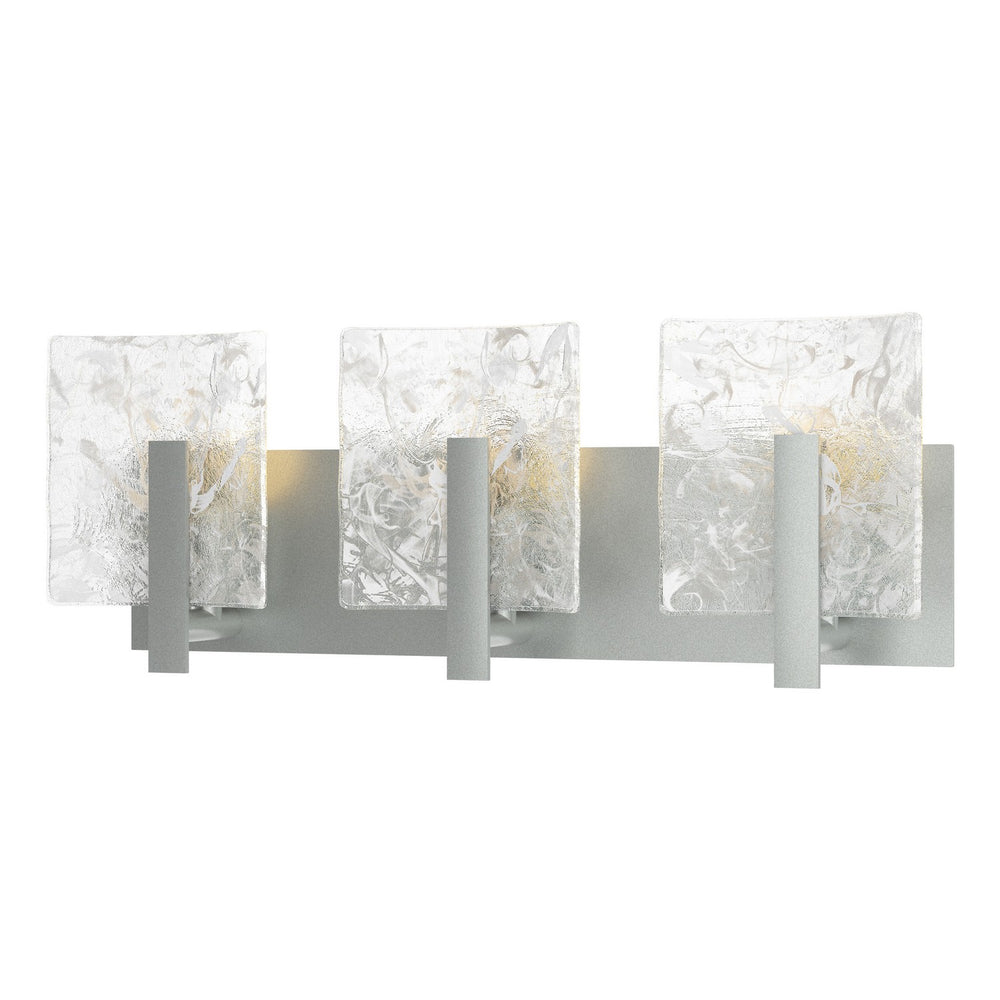Hubbardton Forge - Three Light Bath Sconce - Arc - Vintage Platinum- Union Lighting Luminaires Decor