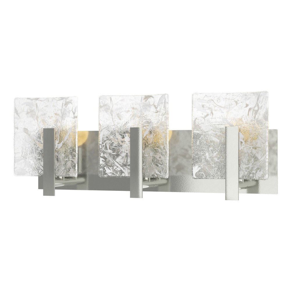 Hubbardton Forge - Three Light Bath Sconce - Arc - Sterling- Union Lighting Luminaires Decor