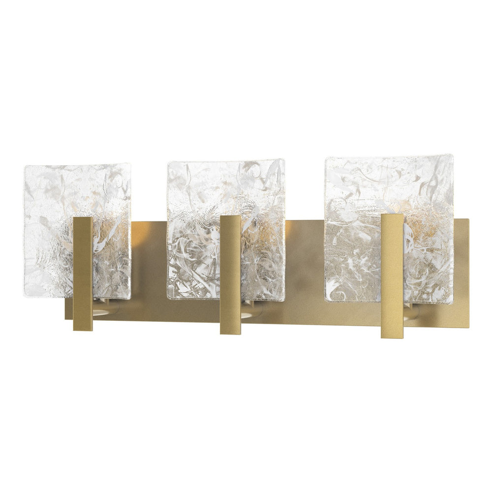 Hubbardton Forge - Three Light Bath Sconce - Arc - Modern Brass- Union Lighting Luminaires Decor
