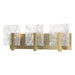 Hubbardton Forge - Three Light Bath Sconce - Arc - Modern Brass- Union Lighting Luminaires Decor