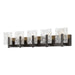 Hubbardton Forge - Five Light Bath Sconce - Arc - Oil Rubbed Bronze- Union Lighting Luminaires Decor