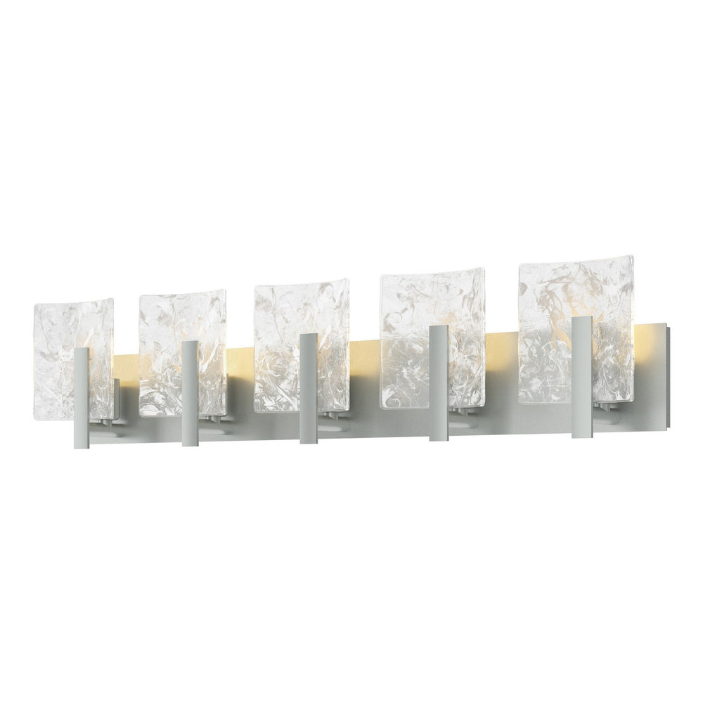 Hubbardton Forge - Five Light Bath Sconce - Arc - Vintage Platinum- Union Lighting Luminaires Decor