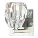 Hubbardton Forge - One Light Bath Sconce - Gatsby - Sterling- Union Lighting Luminaires Decor