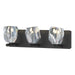 Hubbardton Forge - Three Light Bath Sconce - Gatsby - Black- Union Lighting Luminaires Decor