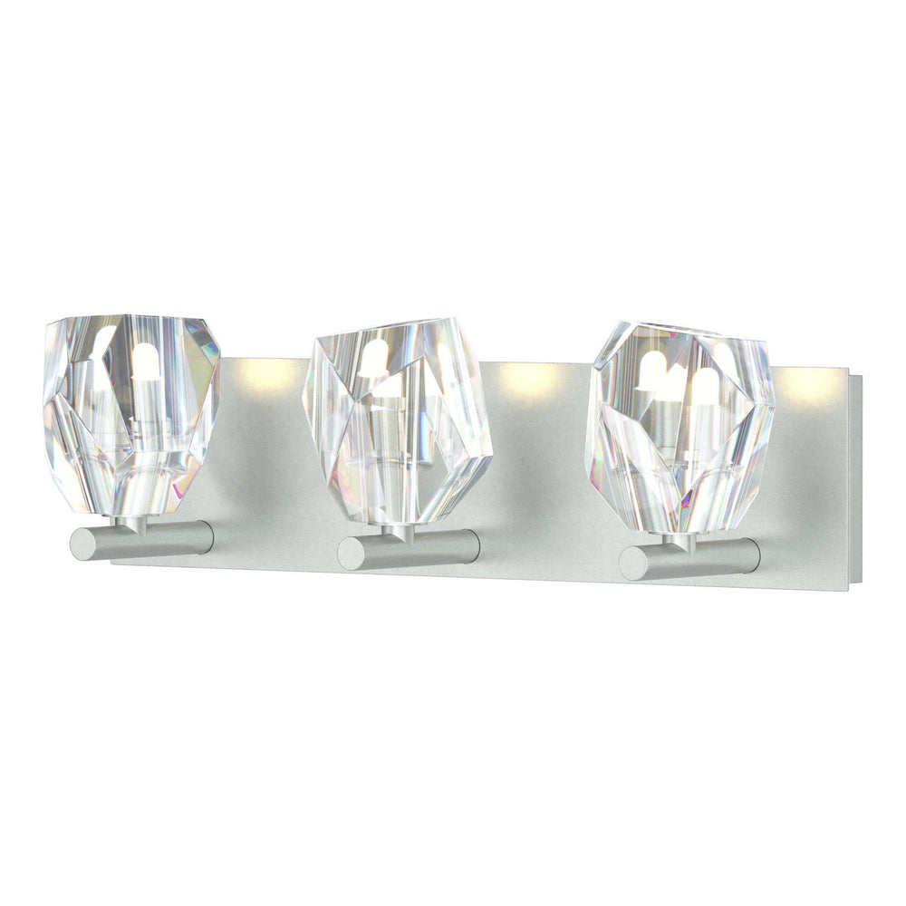 Hubbardton Forge - Three Light Bath Sconce - Gatsby - Vintage Platinum- Union Lighting Luminaires Decor