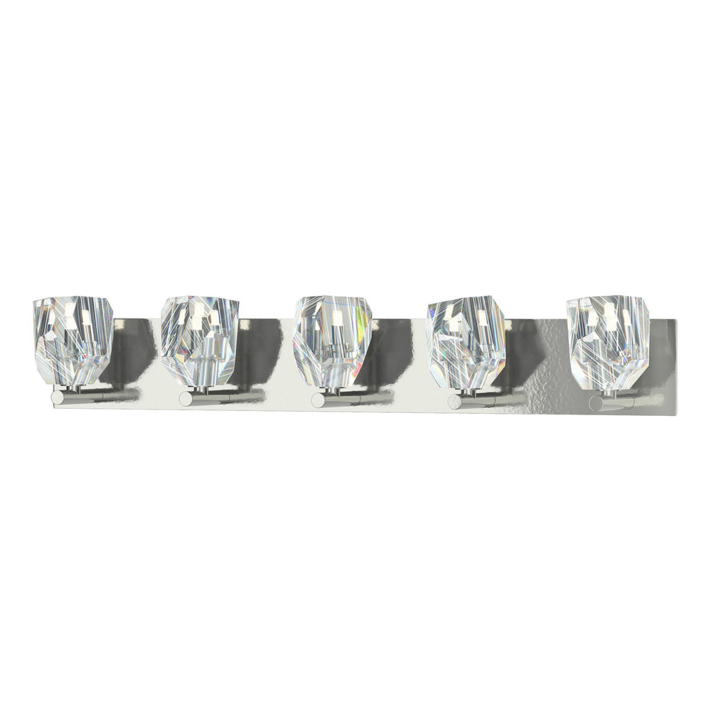 Hubbardton Forge - Five Light Bath Sconce - Gatsby - Sterling- Union Lighting Luminaires Decor