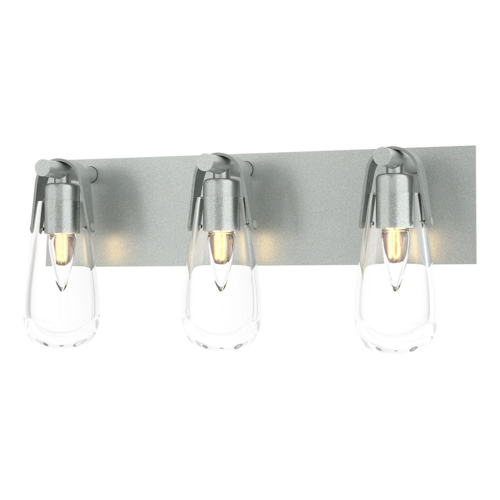 Hubbardton Forge - Three Light Bath Sconce - Eos - Vintage Platinum- Union Lighting Luminaires Decor
