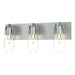 Hubbardton Forge - Three Light Bath Sconce - Eos - Vintage Platinum- Union Lighting Luminaires Decor