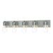 Hubbardton Forge - Five Light Bath Sconce - Eos - Vintage Platinum- Union Lighting Luminaires Decor