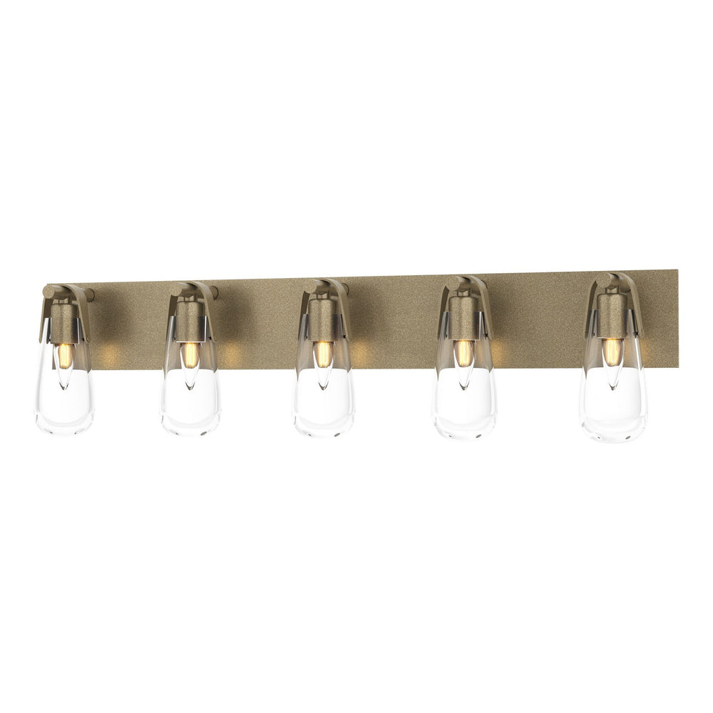 Hubbardton Forge - Five Light Bath Sconce - Eos - Soft Gold- Union Lighting Luminaires Decor