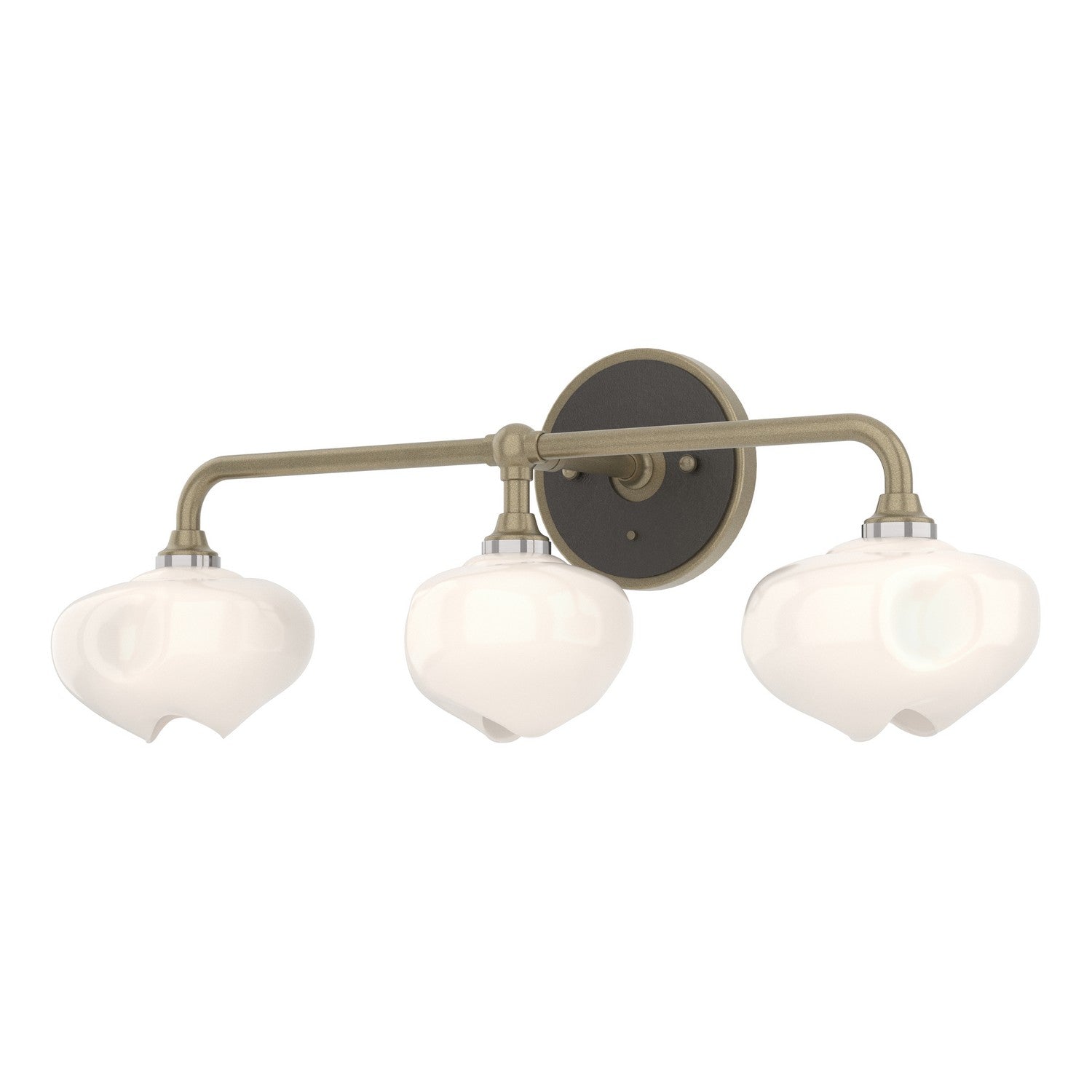 Hubbardton Forge - Three Light Bath Sconce - Ume - Soft Gold- Union Lighting Luminaires Decor