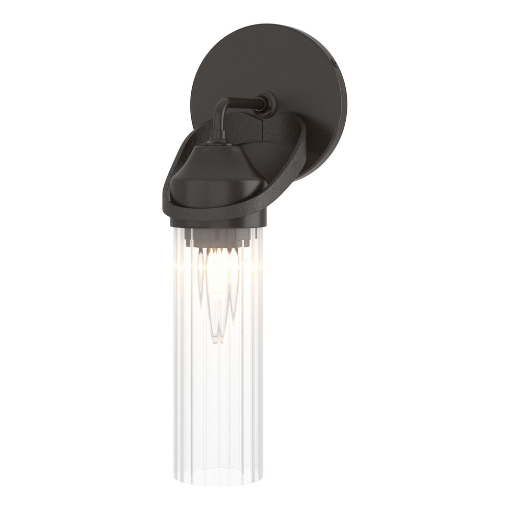 Hubbardton Forge - One Light Bath Sconce - Bow - Oil Rubbed Bronze- Union Lighting Luminaires Decor