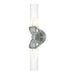 Hubbardton Forge - Two Light Bath Sconce - Bow - Vintage Platinum- Union Lighting Luminaires Decor