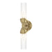 Hubbardton Forge - Two Light Bath Sconce - Bow - Modern Brass- Union Lighting Luminaires Decor