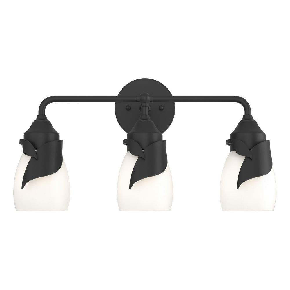 Hubbardton Forge - Three Light Bath Sconce - Lapas - Black- Union Lighting Luminaires Decor