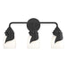 Hubbardton Forge - Three Light Bath Sconce - Lapas - Black- Union Lighting Luminaires Decor