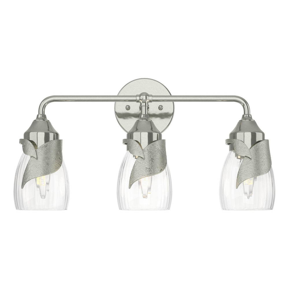 Hubbardton Forge - Three Light Bath Sconce - Lapas - Sterling- Union Lighting Luminaires Decor