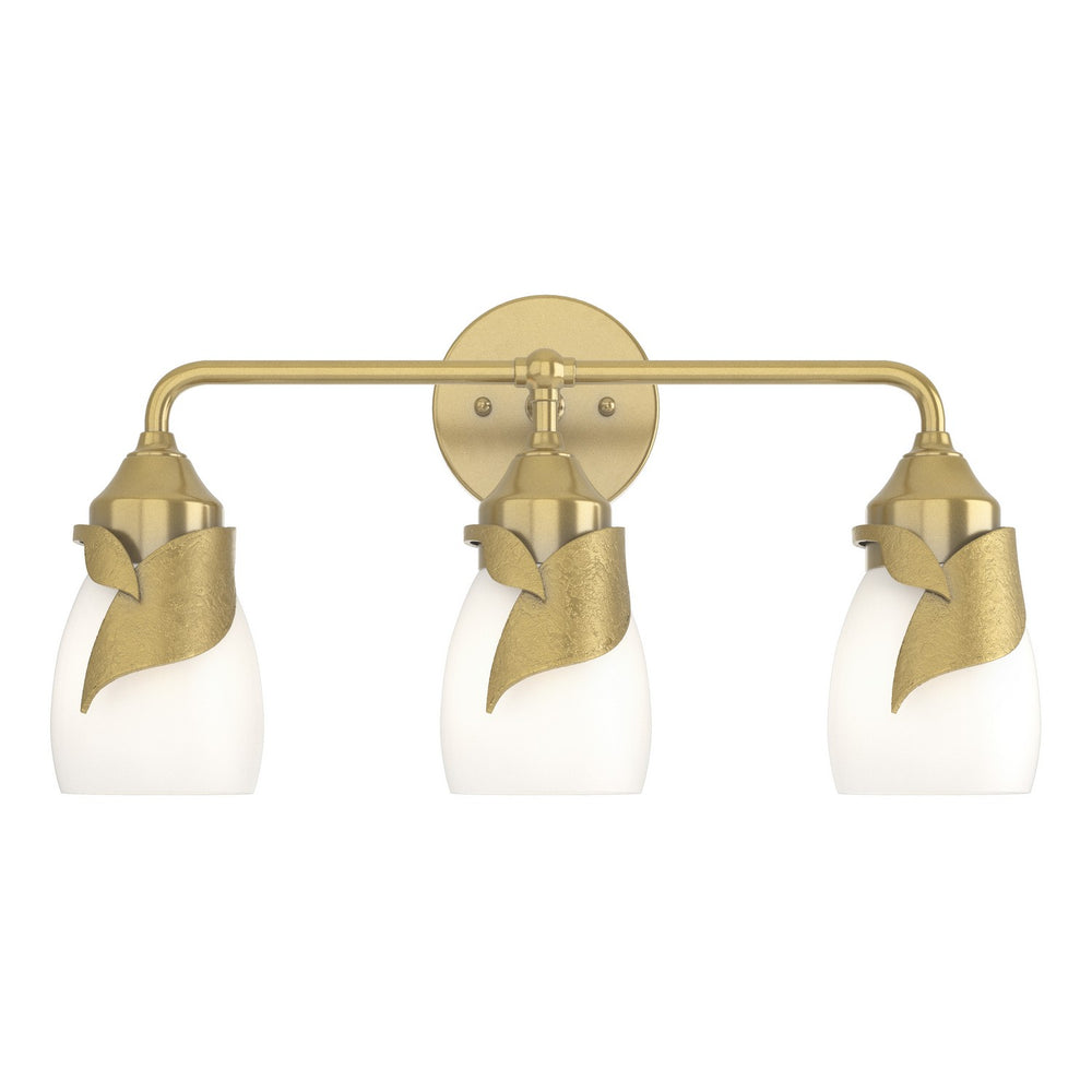 Hubbardton Forge - Three Light Bath Sconce - Lapas - Modern Brass- Union Lighting Luminaires Decor