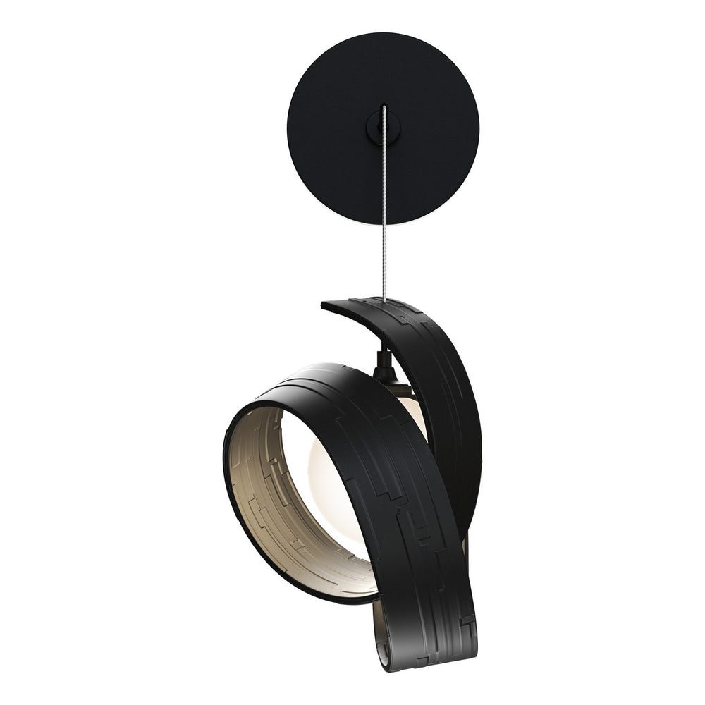 Hubbardton Forge - LED Wall Sconce - Riza - Black- Union Lighting Luminaires Decor