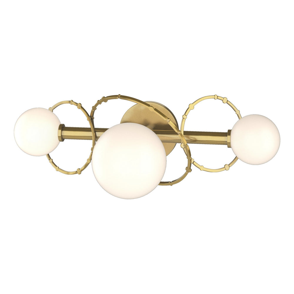 Hubbardton Forge - Three Light Bath Sconce - Olympus - Modern Brass- Union Lighting Luminaires Decor