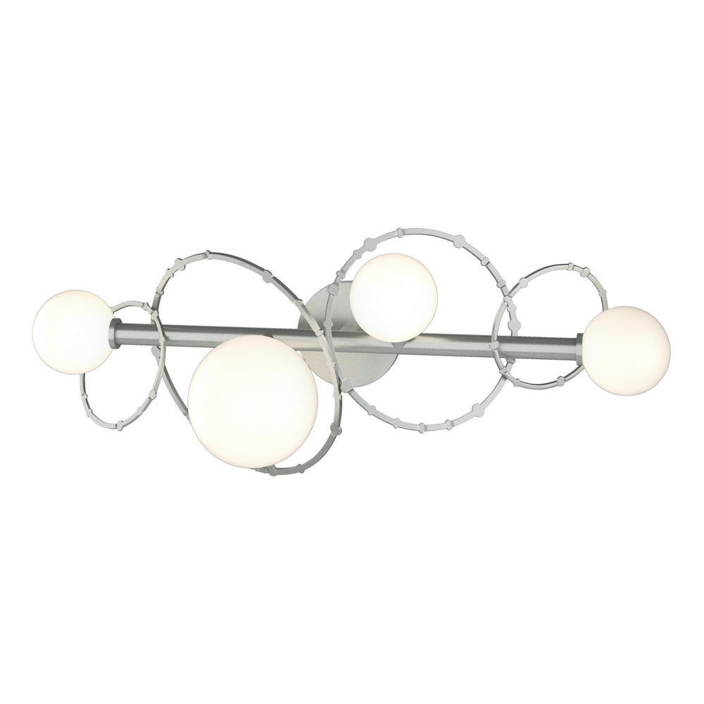 Hubbardton Forge - Four Light Bath Sconce - Olympus - Vintage Platinum- Union Lighting Luminaires Decor