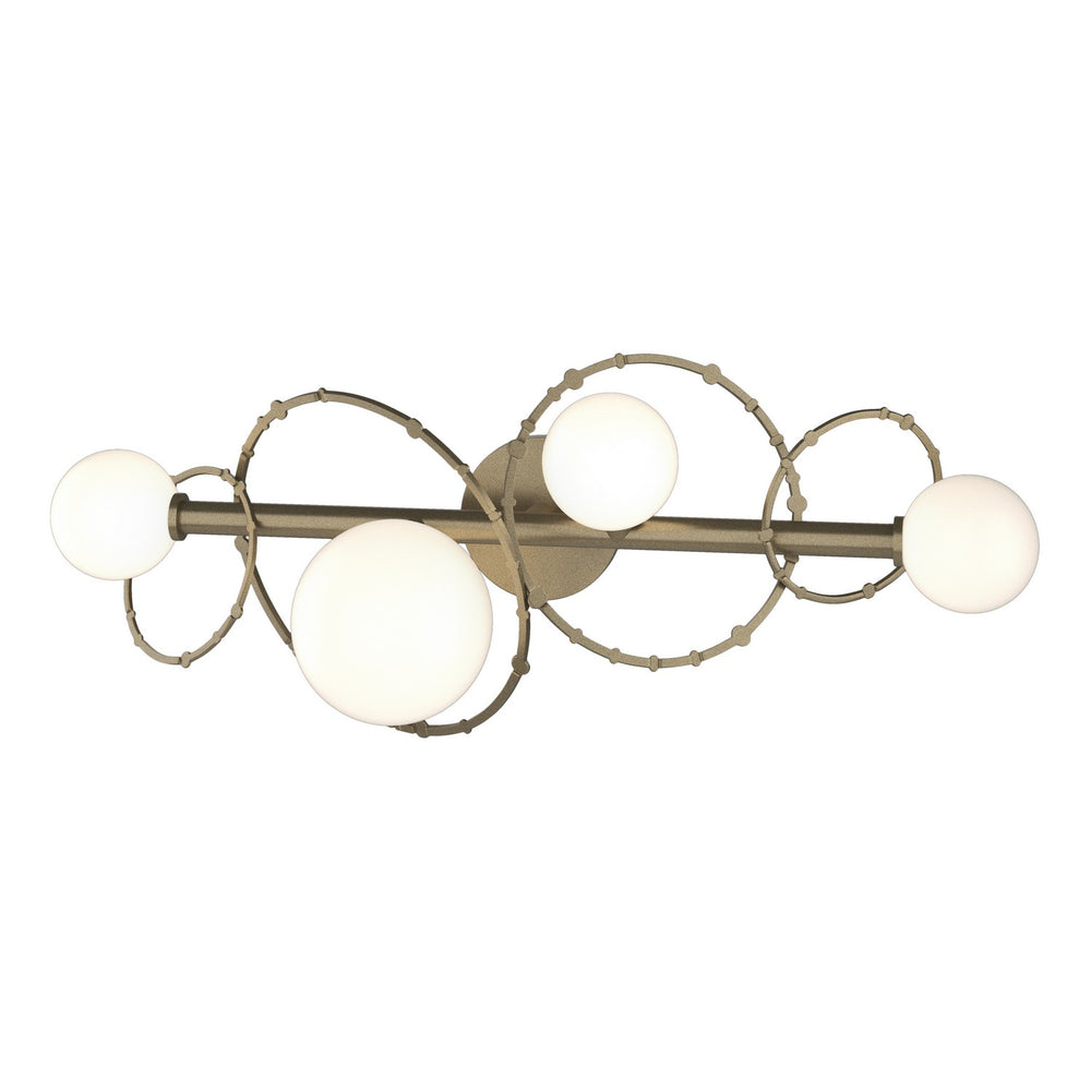 Hubbardton Forge - Four Light Bath Sconce - Olympus - Soft Gold- Union Lighting Luminaires Decor
