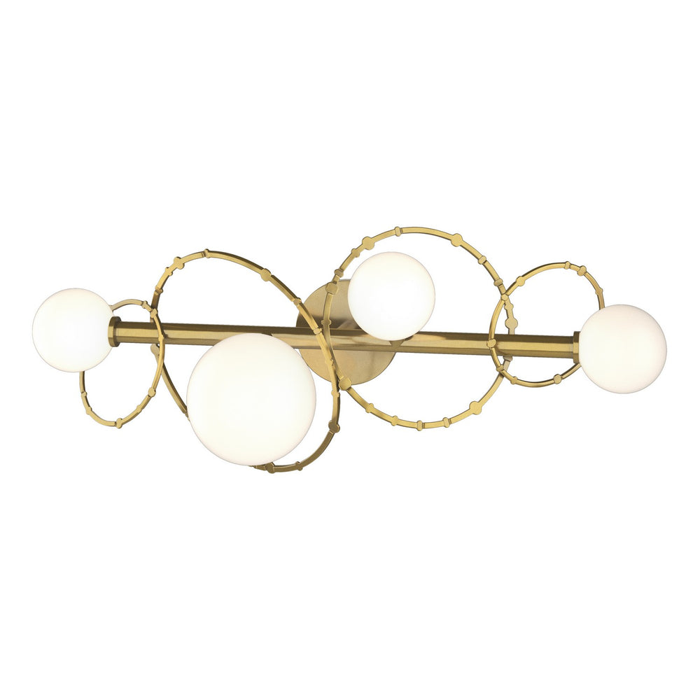 Hubbardton Forge - Four Light Bath Sconce - Olympus - Modern Brass- Union Lighting Luminaires Decor