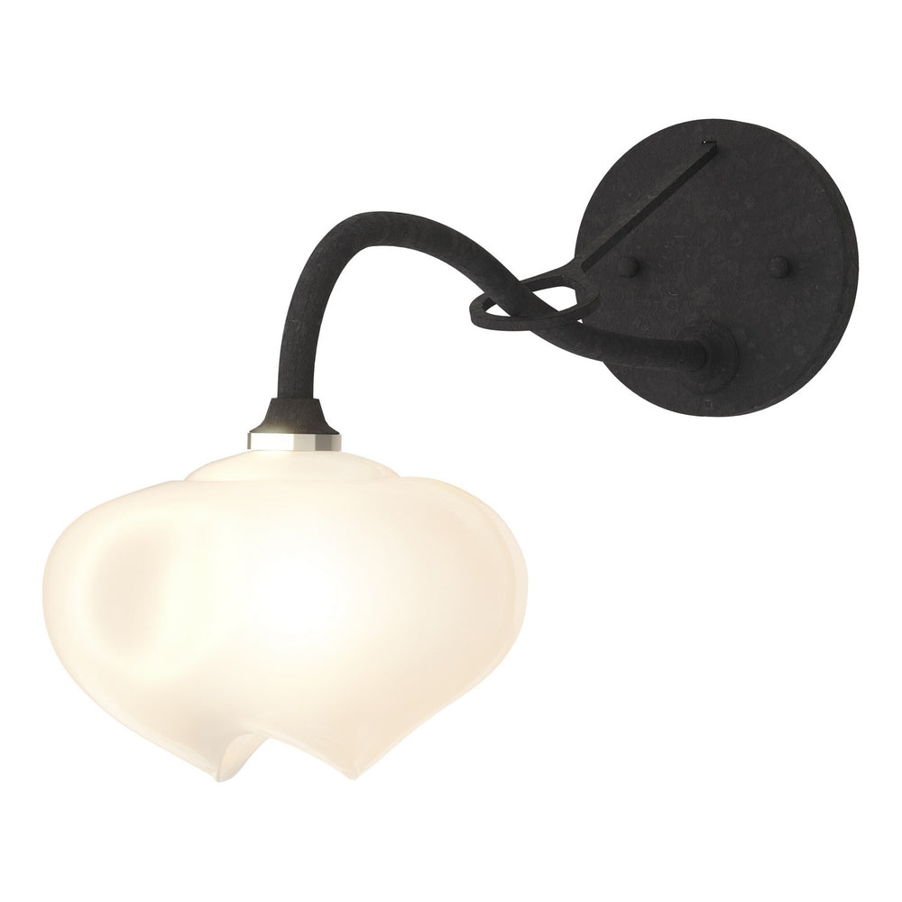 Hubbardton Forge - One Light Wall Sconce - Ume - Black- Union Lighting Luminaires Decor