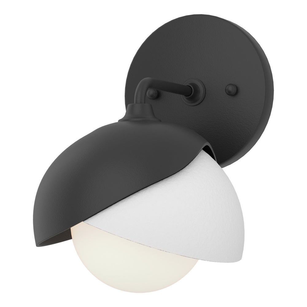 Hubbardton Forge - One Light Wall Sconce - Brooklyn - Black- Union Lighting Luminaires Decor