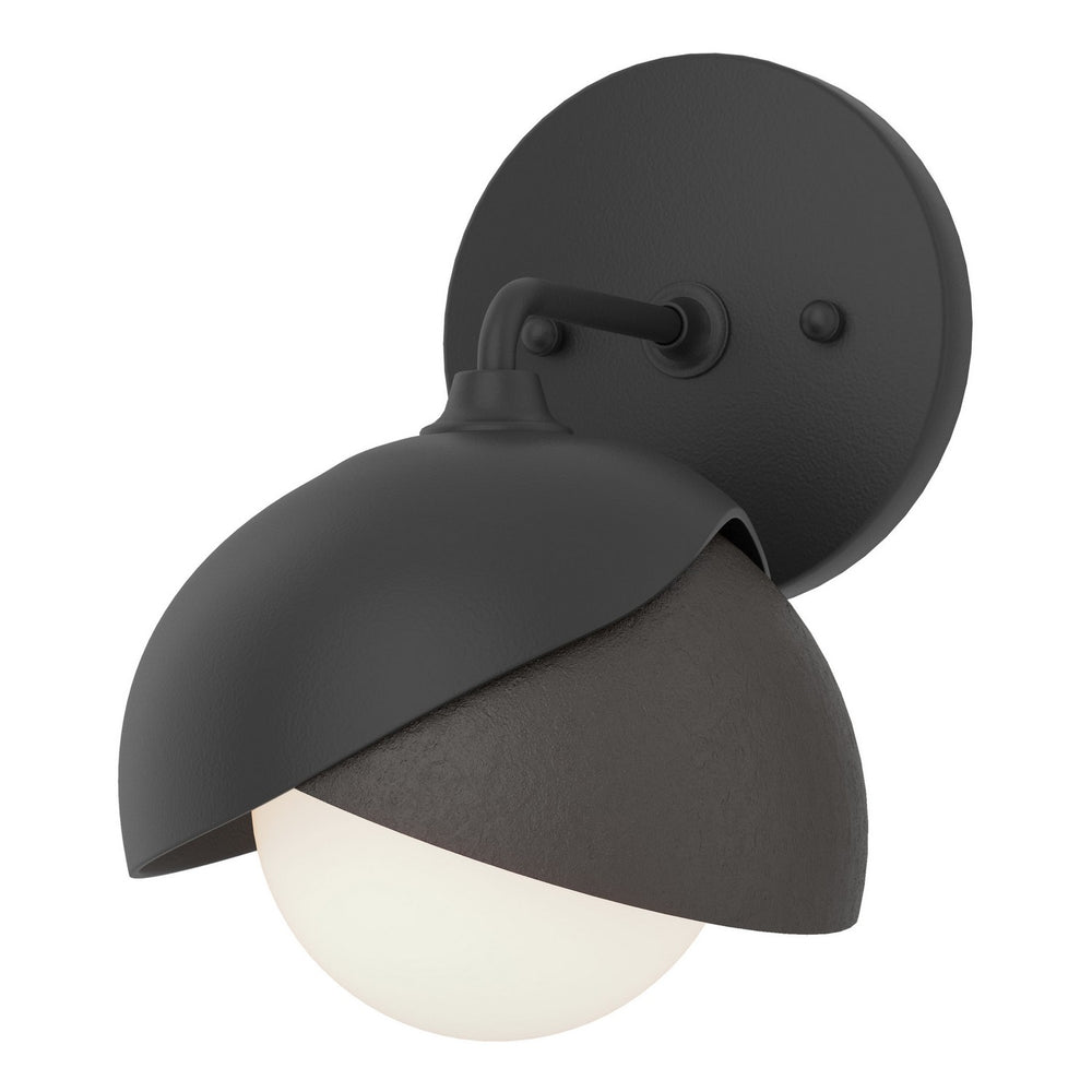 Hubbardton Forge - One Light Bath Sconce - Brooklyn - Black- Union Lighting Luminaires Decor