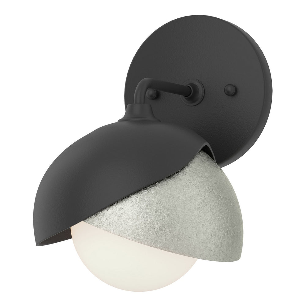 Hubbardton Forge - One Light Bath Sconce - Brooklyn - Black- Union Lighting Luminaires Decor
